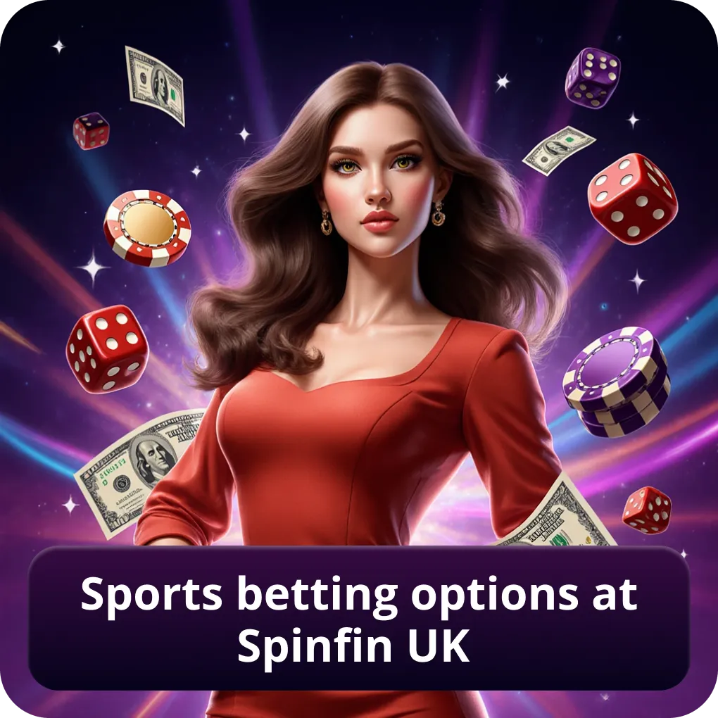 Sports betting options at Spinfin UK